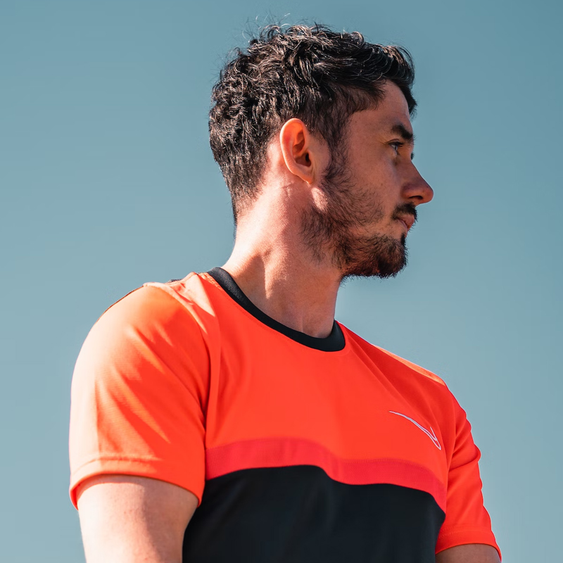 Man Wearing Exercise Clothes Man Wearing Exercise Clothes